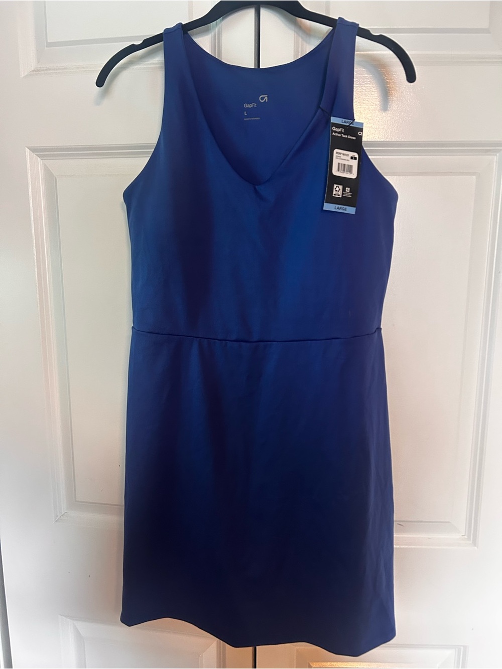 GAP Royal Blue V-Neck Sleeveless Sheath Dress